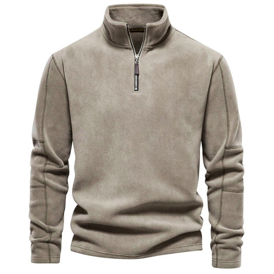 Allen pullover | herren-fleecepullover mit halbem reibverschluss