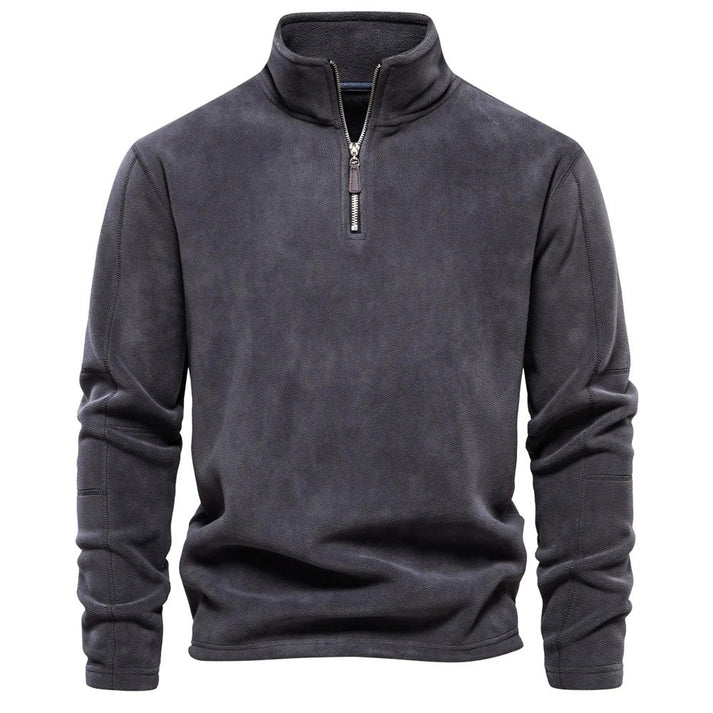 Allen pullover | herren-fleecepullover mit halbem reibverschluss