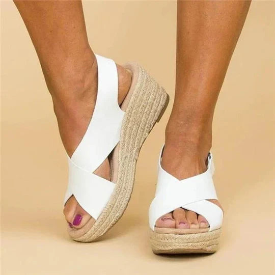 Sommerlicher - chic elegante espadrille-sandalen