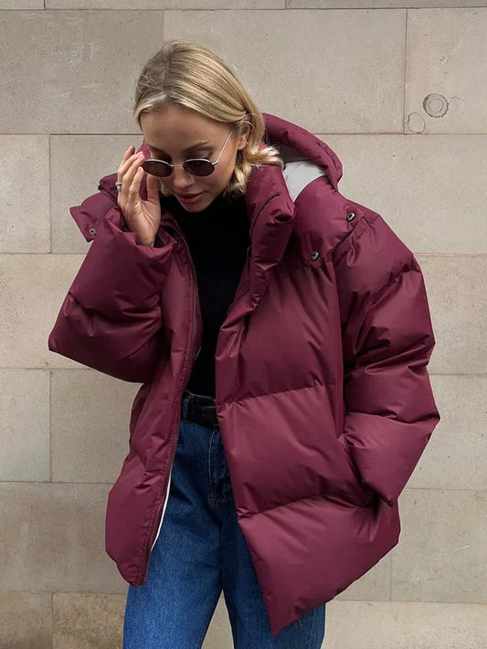 Mollie – stilvolle, lässige damen-pufferjacke