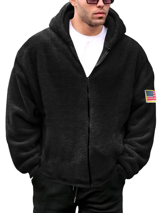 Edward – gemütliche zipup-usa-jacke für herren