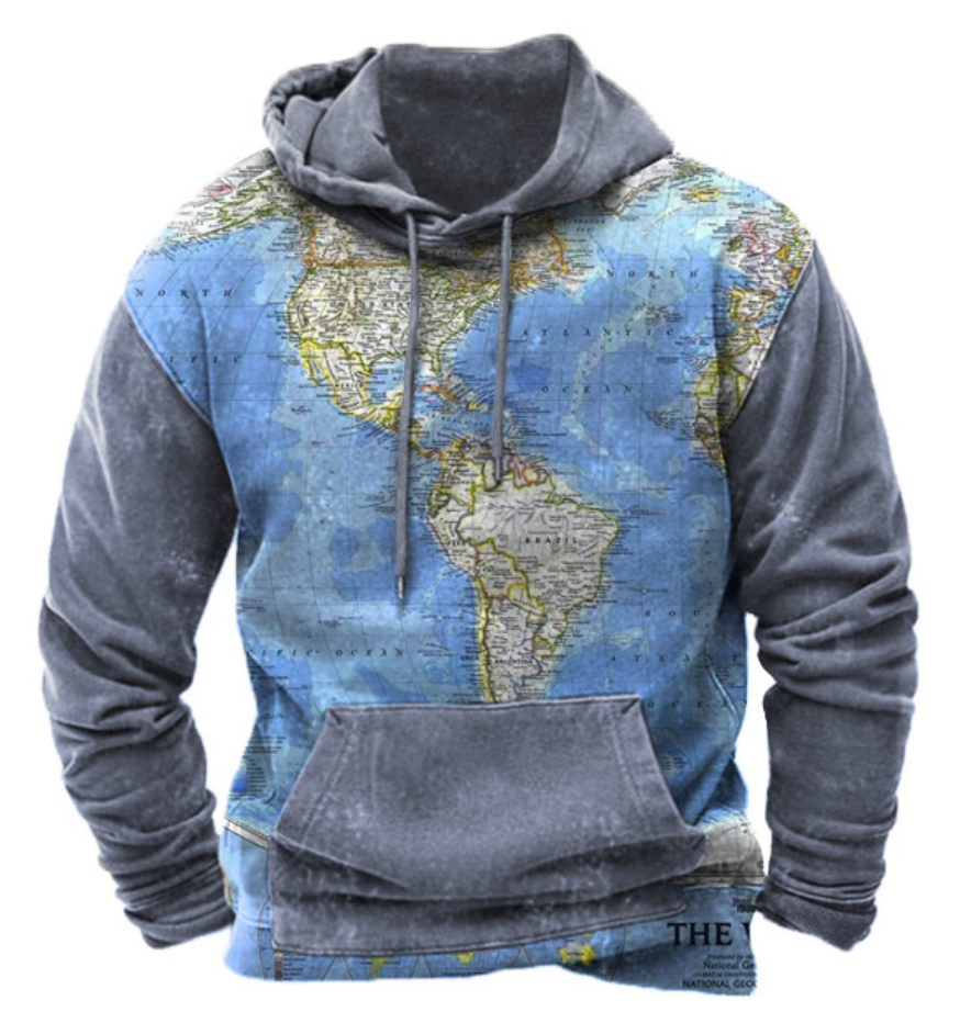 Globe - weltweiter kapuzenpullover