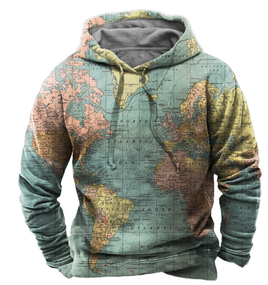 Globe - weltweiter kapuzenpullover