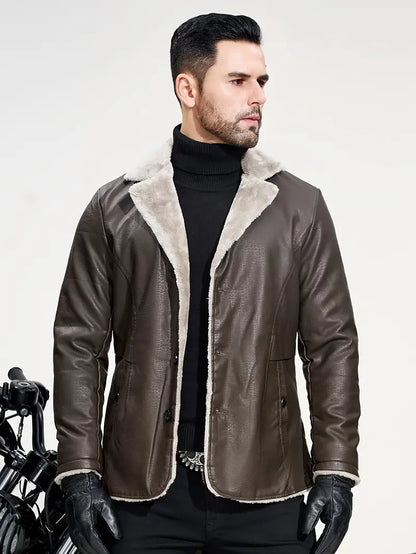 David – lässige bikerjacke für herren