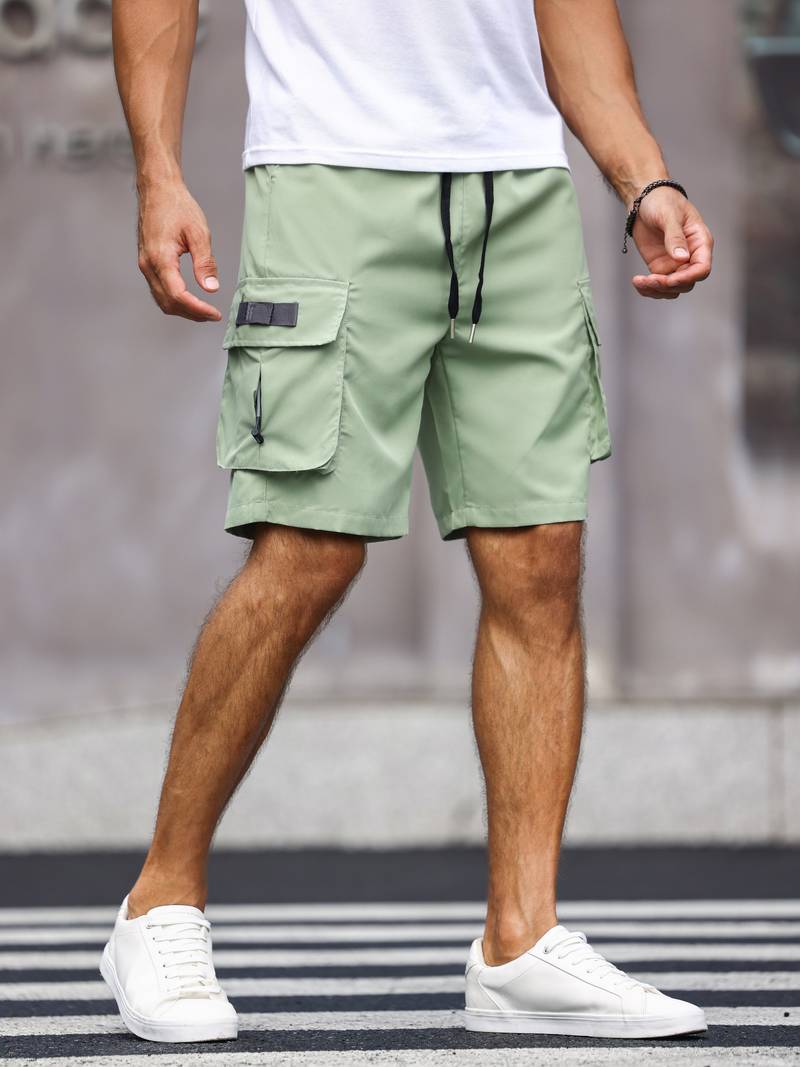 Jonathan – trendige herren-cargoshorts mit kordelzug