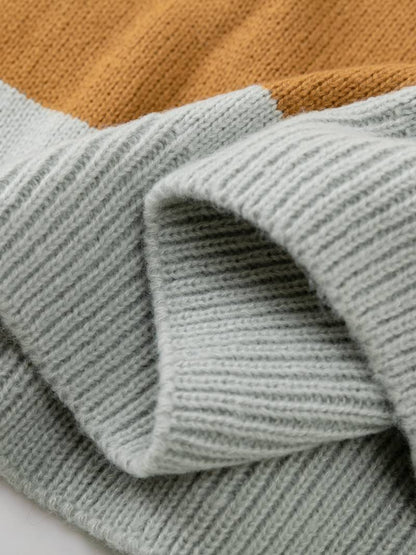 Vincent – farbblockpullover für herren