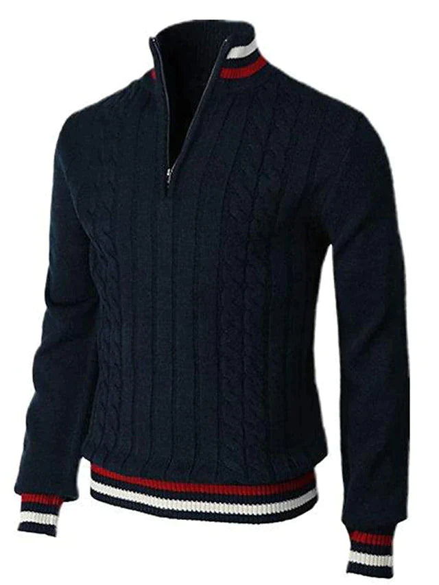 POLO - Stylischer Zipper-Pullover für Herren (italienisches Design)